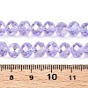Electroplate Glass Beads Strands X-EGLA-A044-T8mm-B17-2