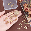 16Pcs 8 Styles 304 Stainless Steel Pendants STAS-PH0006-23-4