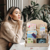 5-Tier Wood Display Riser Stands for Greeting Cards ODIS-WH0043-230A-7