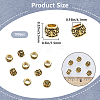 100Pcs Tibetan Style Alloy European Beads TIBEB-SP0001-07-2