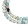 Natural Flower Amazonite Beads Strands G-F591-15-4mm-3