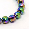 Grade A Electroplate Magnetic  Synthetic Hematite Beads Strands G-O004A-09-2