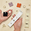 5Pcs 5 Colors Portable Travel PU Leather Jewelry Rolls ABAG-GA0001-15-3
