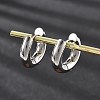 201 Stainless Steel Hoop Earrings EJEW-P304-13B-P-3