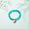 Natural Jade Stretch Bracelet BJEW-JB08525-03-2