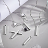 12Pcs 304 Stainless Steel Pendants STAS-GA0001-59-4
