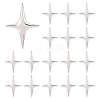 16Pcs Star Alloy Lapel Pins for Backpack Clothes JEWB-FH0002-96P-1
