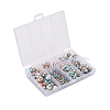 497Pcs 5 Style Rainbow ABS Plastic Imitation Pearl Beads OACR-YW0001-09A-4