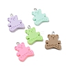 Opaque Resin Pendants RESI-C026-01P-1