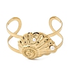 Stylish 304 Stainless Steel Cuff Bangles BJEW-K302-01D-G-4