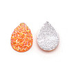 Druzy Resin Cabochons RESI-WH0026-01F-1