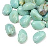 Two Tone Opaque Acrylic Imitation Gemstone Beads OACR-T033-01-1