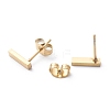 Ion Plating(IP) 304 Stainless Steel Stud Earrings STAS-Z028-A-04G-2