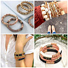 3 Strands 3 Colors Electroplate Non-magnetic Synthetic Hematite Beads Strands G-TA0001-30-6