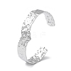 304 Stainless Steel Cuff Bangles for Women LS-BJEW-Z078-27P-1
