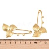 Trillium 304 Stainless Steel Safety Pins Brooch Findings SA-CBA098D-14C-G02-3