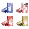 Magibeads 12Pcs 6 Color Rectangle Paper Candy Bags CARB-MB0001-09-2