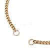 2.5MM 304 Stainless Steel Curb Chain Slider Bracelet Making AJEW-JB01454-2