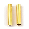 Brass Tube Beads KK-D040-12-3