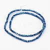 Electroplate Glass Beads Strands EGLA-P018-2mm-F07-2