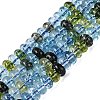 Crackle Transparent Glass Beads Strands GLAA-N074-02A-12-1