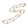 304 Stainless Steel Cable Chain Necklaces NJEW-L159-08A-G-2