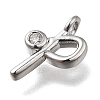 Brass Micro Pave Cubic Zirconia Pendants KK-B132-12P-P-2