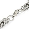 Fashionable 304 Stainless Steel Cuban Link Chain Bracelets STAS-A028-B064P-2