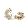 Rack Plating Brass Stud Earrings EJEW-A088-16G-2
