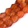 Natural Red Agate Beads Strands GG-N361-06A-02-2