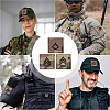 6Pcs 3 Styles Polyester Epaulette Camouflage PATC-FH0001-27B-7