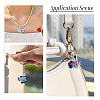 5Pcs 5 Colors Handmade Lampwork Pendants LAMP-TA0002-67B-8
