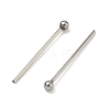 Tarnish Resistant 304 Stainless Steel Ball Head pins STAS-M010-18mm-01-3