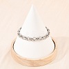 304 Stainless Steel Link Chain Bracelets for Women BJEW-H207-01D-P-2