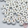 925 Sterling Silver Beads STER-T002-237S-6mm-1