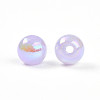 Electroplate Pearlized Glass Pearl Beads EGLA-T021-14A-08-2