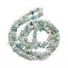 Natural Flower Amazonite Beads Strands G-O049-B-22-2