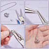 30Pcs 2 Colors Brass Twister Clasps KK-BBC0025-23A-4
