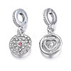 Rack Plating Alloy European Dangle Charms MPDL-N039-051-2