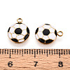 304 Stainless Steel Enamel Pendants X1-STAS-T068-09-3