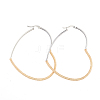 201 Stainless Steel Hoop Earrings EJEW-JE04145-01-1