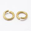 Brass Open Jump Rings KK-P096-08-C-2