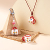 2Pcs Handmade Porcelain Mug Cup Decoration PORC-TA0001-55E-8