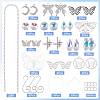 DIY Butterfly Hanging Suncatcher Making Kits DIY-SC0030-69-2
