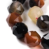 Natural Multi-Color Agate Beads Strands G-NH0021-A18-02-4
