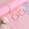 3 Strands 3 Colors Flat Round Handmade Polymer Clay Beads CLAY-SC0001-68B-01-4