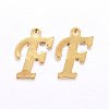 201 Stainless Steel Pendants STAS-O098-03G-F-1