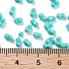 Baking Paint Glass Seed Beads SEED-A033-05O-4