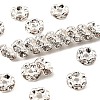 Brass Rhinestone Spacer Beads RB-A014-L6mm-01S-NF-1