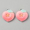 Opaque Resin Pendants CRES-CJC0011-004H-P-1